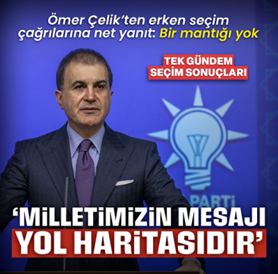 AK Parti MYK sona erdi... Ömer Çelik: Milletin verdiği mesaj bizim için yol haritasıdır