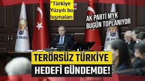 AK Parti MYK toplanıyor! Ana gündemde Terörsüz Türkiye ve enflasyon var