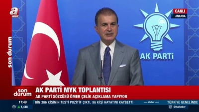 AK Parti Sözcüsü Çelik: Marmara'da müsilaj için plan devreye girdi