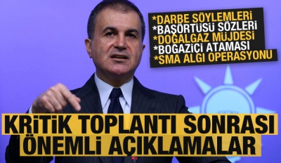 AK Parti Sözcüsü Çelik'ten darbe imalarına tepki: Bunu söyleyenlerin ruh sağlığı yerinde değil
