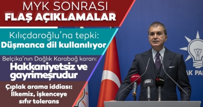 AK Parti Sözcüsü Ömer Çelik'ten MYK sonrası önemli açıklamalar