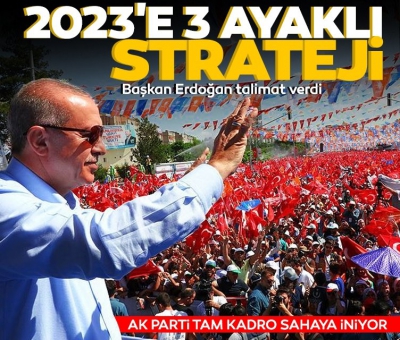 AK Parti tam kadro sahaya iniyor! Cumhurbaşkanı Erdoğan'dan talimat 2023'e 3 ayaklı strateji