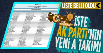  AK Parti yeni MKYK listesi Manisa Milletvekillerimiz Murat Baybatur ve Tamer Akkal AK Parti yeni MKYK listesin yer aldılar