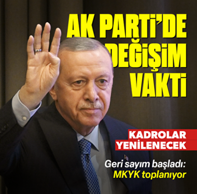 AK Parti'de büyük kongre için gözler MKYK'da: Başkan Erdoğan başkanlığında gerçekleştirilecek!