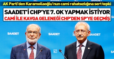 AK Parti'den Karamollaoğlu'nun Çamlıca Camii rahatsızlığına tepki..