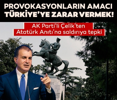 AK Parti'den Samsun'daki Atatürk heykeline saldırıya sert tepki: Provokasyonların temel amacı vatandaşlarımızda infial oluşturmaktır