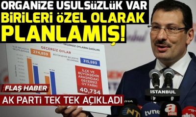 AK Parti'den son dakika seçim açıklaması: Organize usulsüzlük var!.