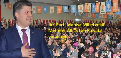 AK Partili iki milletvekili trafik kazası geçirdi..