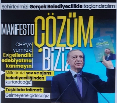 AK Parti'nin seçim beyannamesi açıklandı... Cumhurbaşkanı Erdoğan: Türkiye'ye karşı sinsi niyetleri boşa çıkaracağız 