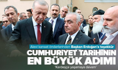 Alevi kanaat önderlerinden Başkan Erdoğan'a teşekkür! 