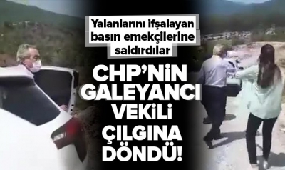 Algı operasyonları ortaya çıkınca küplere bindiler! CHP'li Rafet Zeybek'in şoförü basın emekçilerinin üzerine yürüdü 