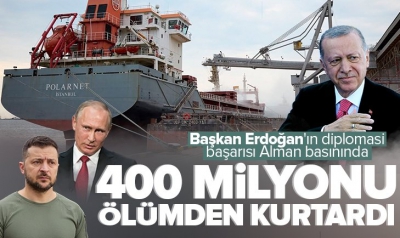 Alman Bild Gazetesi: Erdoğan dünyayı açlıktan kurtardı
