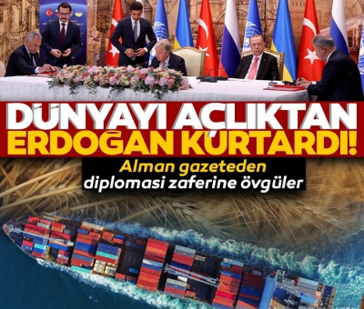 Alman Bild Gazetesi'nden Başkan Recep Tayyip Erdoğan'a övgü: 400 milyon insanı ölümden kurtardı 