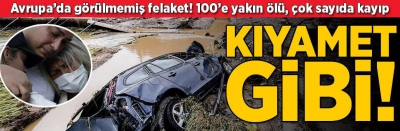 Almanya'da sel felaketi: Ölü sayısı 100'ü aştı