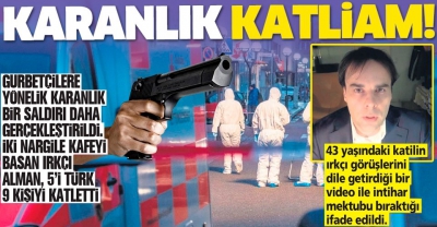 Almanya'daki ırkçı saldırıda yeni detay! Katliam yapmadan önce keşif yapmış!