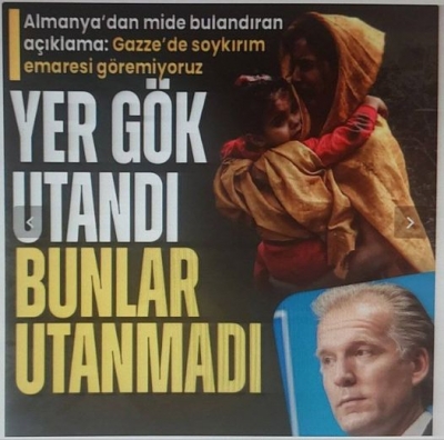 Almanya'dan skandal Gazze açıklaması! 