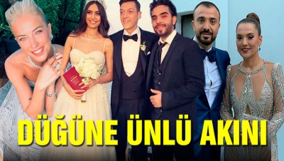 Amine Gülşe ve Mesut Özil'in düğününe ünlü isimler akın etti!.