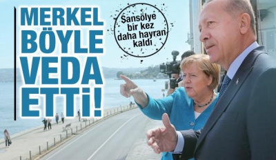 Angela Merkel'den veda ziyareti! Başkan Erdoğan ile bir araya geldi
