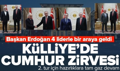 Ankara'da kritik görüşmeler... Erdoğan, Bahçeli, Aksakal, Erbakan, Yapıcıoğlu ve Destici ile biraraya geldi