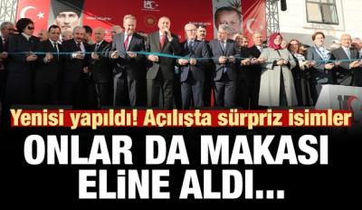 Anlamlı açılışta sürpriz isimler!

