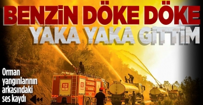 Antalya Akseki ve Manavgat yangınlarını çıkaran Ali Y.'yi kız arkadaşının ses kaydı ele verdi: Benzin döke döke yaka yaka gittim 