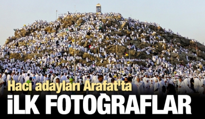 Arafat'ta duygu dolu anlar! Vakfe Duası yapıldı..