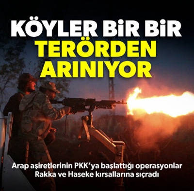 Arap aşiretler Rakka ve Haseke'den de teröristleri temizliyor