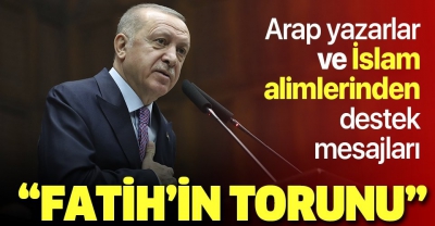 Arap yazarlar ve İslam alimlerinden Türkiye'ye destek mesajları ve Erdoğan'a teşekkür..