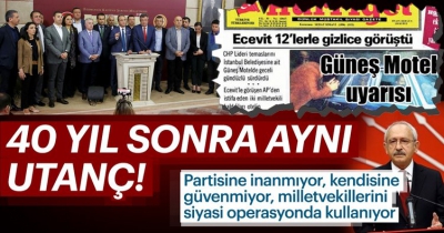 Asırlık parti CHP'den utanç fotoğrafı!