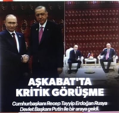 Aşkabat'ta Başkan Erdoğan-Putin zirvesi! İşte ele alınan konular...