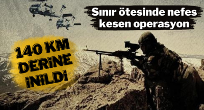 Asos'ta operasyon! Bakan Akar: Türkiye sınırına 140 km mesafedeki 16 mağara vuruldu