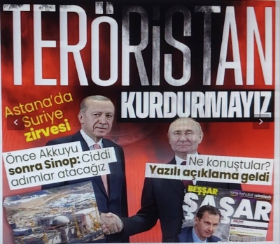 Astana'da kritik zirve: Cumhurbaşkanı Erdoğan Putin ile bir araya geldi 'Teröristan kurdurmayacağız'