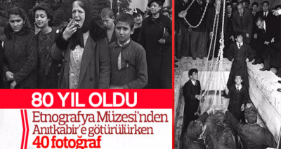 Atatürk'ün cenazesinden kareler.