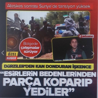 Ateşkes sonrası Dürziler'den kan donduran işkence: Esirlerin bedenlerinden parça koparıp yiyordu  