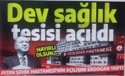 Aydın Şehir Hastanesi açıldı: Cumhurbaşkanı Erdoğan 'Aynı zamanda bir eğitim ve araştırma hastanesi olacak' dedi