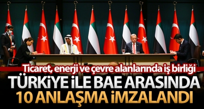 BAE Veliaht Prensi Zayed Ankara'da... Külliye'de imza töreni: 10 milyar dolarlık fon