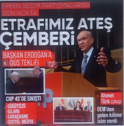 Bahçeli'den 'erken seçime' son nokta! CHP 4S'de sıkıştı... Başkan Erdoğan'a 