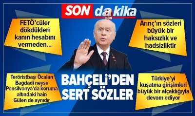 Bahçeli'den Nazlı Ilıcak ve Ahmet Altan'ın tahliye kararına tepki!.