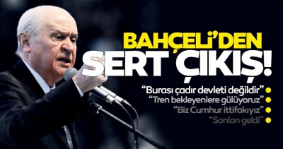 Bahçeli'den son dakika açıklamalar: Açıklasak insan içine çıkamaz!