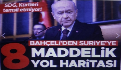 Bahçeli'den Suriye için yeni yol haritası: 