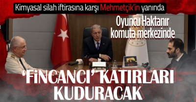 Bakan Akar ve İletişim Başkanı Altun, sanatçı Burak Haktanır'la buluştu