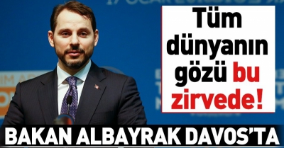 Bakan Albayrak ve Pekcan Davos’ta
