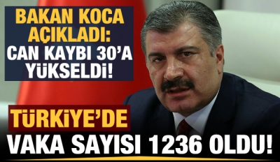 Bakan Koca açıkladı: Koronavirüste 9 can kaybı, 289 yeni vaka