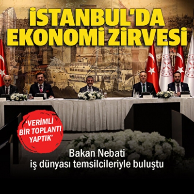 Bakan Nebati iş dünyası temsilcileriyle buluştu: Verimli bir toplantı yaptık 