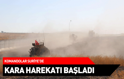 Barış Pınarı Harekatı'nda kara operasyonu başladı..