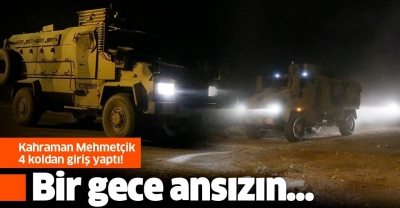 Barış Pınarı Harekatı'nda kara operasyonu başladı..