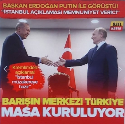 Barışın merkezi Türkiye! Başkan Erdoğan ile Putin görüştü: İstanbul açıklaması memnuniyet verici | Kremlin'den açıklama....