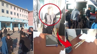 Başakşehir'deki ortaokula bıçaklı saldırıdan 