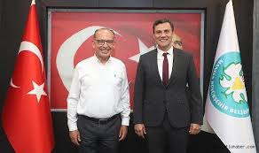  Başkan Çetin Akın, Başkan Ferdi Zeyrek’i Turgutlu’da Ağırladı