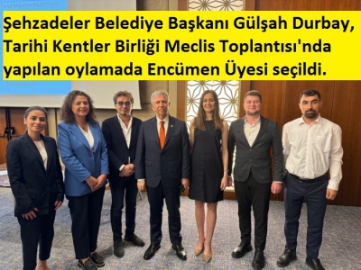 Başkan Durbay Tarihi Kentler Birliği Encümen Üyesi seçildi 